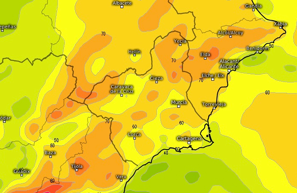 El viento acompañará a Santa Eulalia en el día de su romería